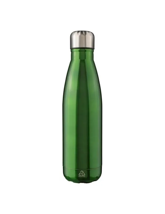 Gourde écologique en acier inoxydable recyclé de 650 ml personnalisée Cliff Matières : aluminium recyclé&nbsp; Couleurs : bleu person