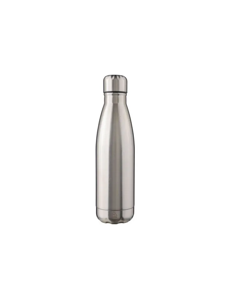 Gourde écologique en acier inoxydable recyclé de 650 ml personnalisée Cliff Matières : aluminium recyclé&nbsp; Couleurs : bleu cadeau