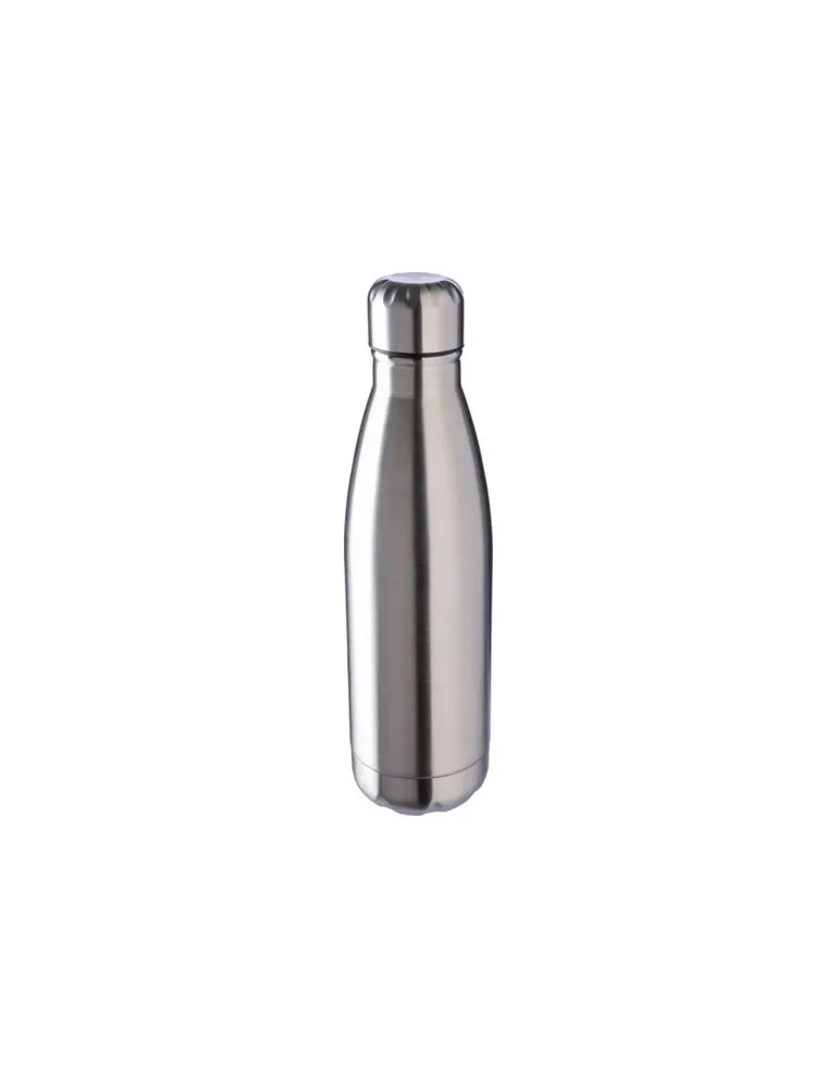 Gourde écologique en acier inoxydable recyclé de 650 ml personnalisée Cliff Matières : aluminium recyclé&nbsp; Couleurs : bleu cadeau