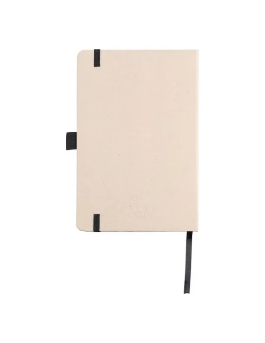 Carnet A5 personnalisé écologique en canne à sucre Friedrich Matières : polyester Couleurs : gris Contenance : 2 L personnalisab