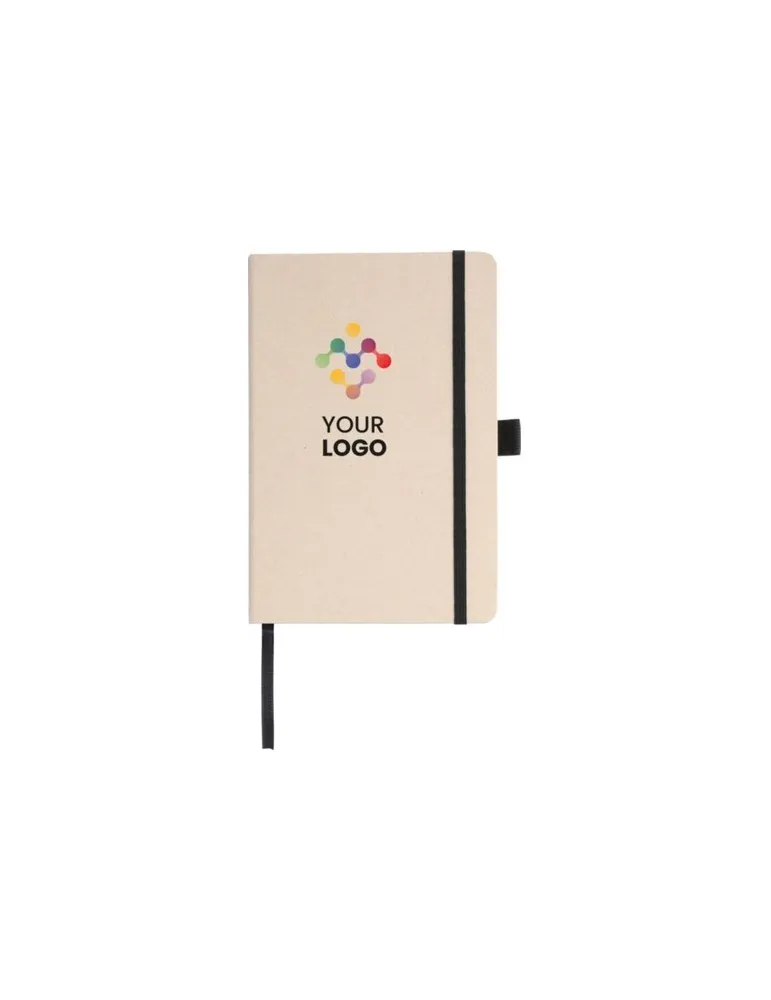 Carnet A5 personnalisé écologique en canne à sucre Friedrich Matières : polyester Couleurs : gris Contenance : 2 L goodies publi