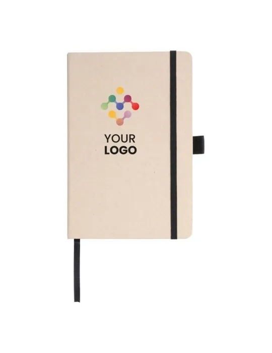 Carnet A5 personnalisé écologique en canne à sucre Friedrich Matières : polyester Couleurs : gris Contenance : 2 L goodies publi