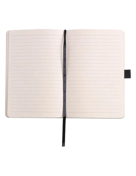 Carnet A5 personnalisé écologique en canne à sucre Friedrich Matières : polyester Couleurs : gris Contenance : 2 L impression ha