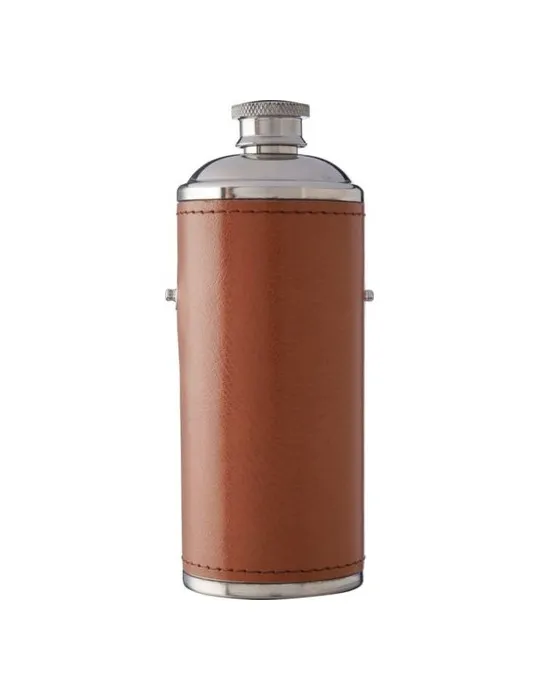 Gourde personnalisée de 230 ml en acier inoxydable recyclé - Brock Matières : Synthétique Couleurs : blanc goodies publicitaire 