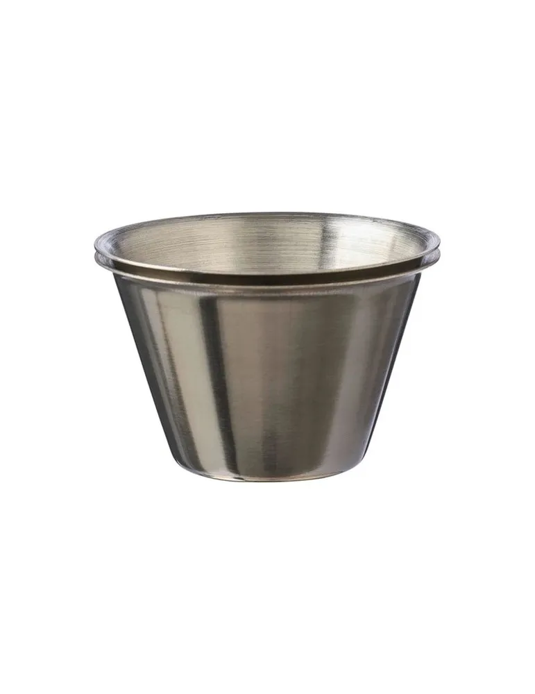 Gourde personnalisée de 230 ml en acier inoxydable recyclé - Brock Matières : Synthétique Couleurs : blanc impression haute défi