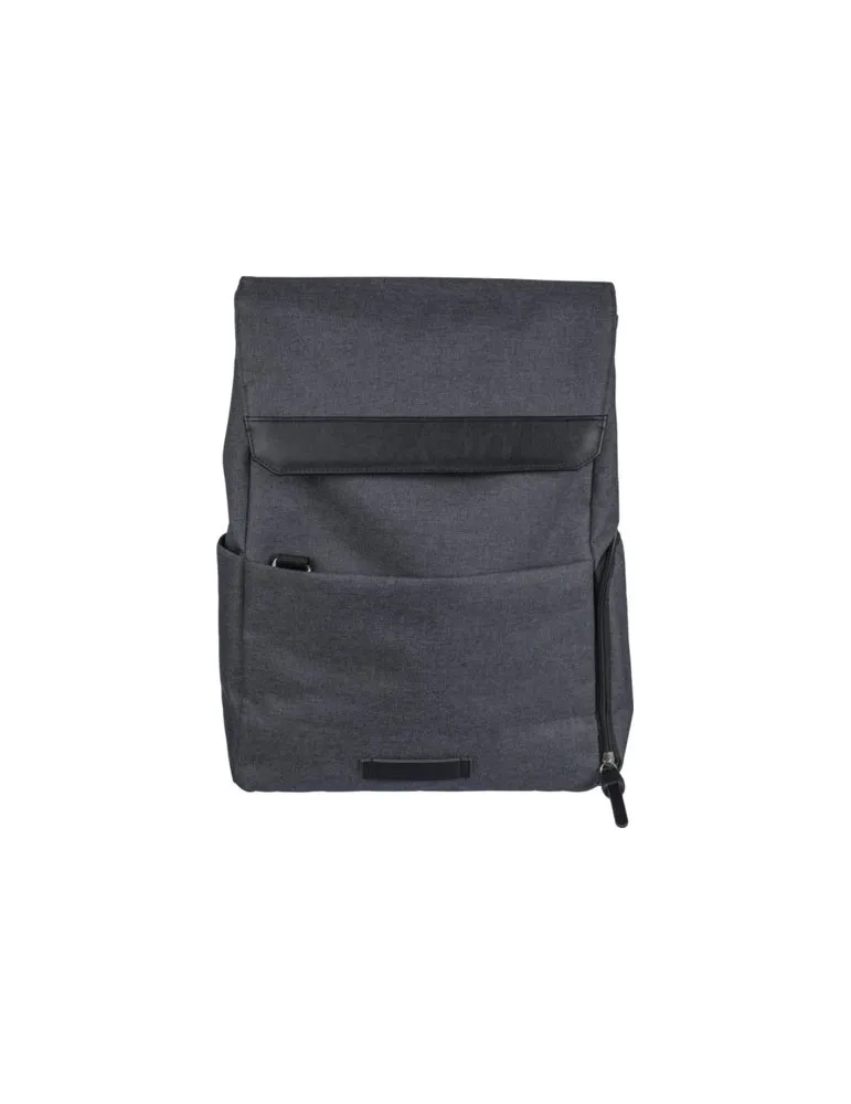 Sac à dos personnalisé en polyester 600D pour ordinateur portable 15'' Dennis Couleurs : noir