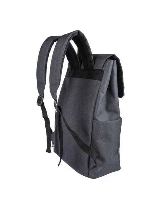 Sac à dos personnalisé en polyester 600D pour ordinateur portable 15'' Dennis Couleurs : noir personnalisable avec votre logo