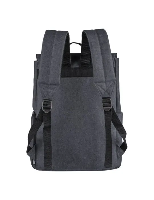 Sac à dos personnalisé en polyester 600D pour ordinateur portable 15'' Dennis Couleurs : noir goodies publicitaire événementiel