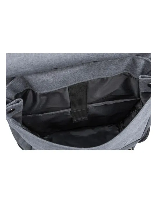 Sac à dos personnalisé en polyester 600D pour ordinateur portable 15'' Dennis Couleurs : noir accessoire événementiel unique