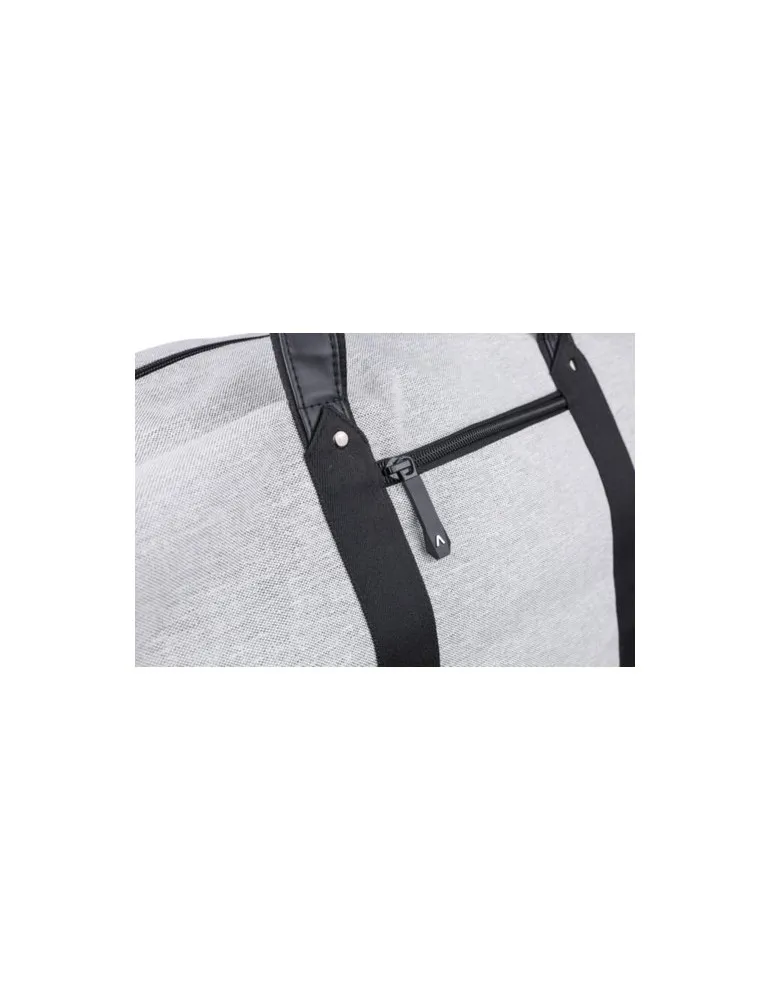 Sac de sport écologique en polyester 600D recyclé Desmond Matières : PVC Couleurs : bleu cadeau collaborateur premium