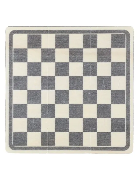 Jeu d'échecs et de dames en bois Hank