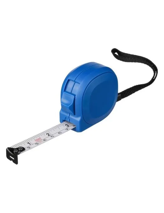 Mètre-ruban écologique en ABS de 3 m - Dorothy Matières : aluminium Couleurs : argenté impression logo haute qualité