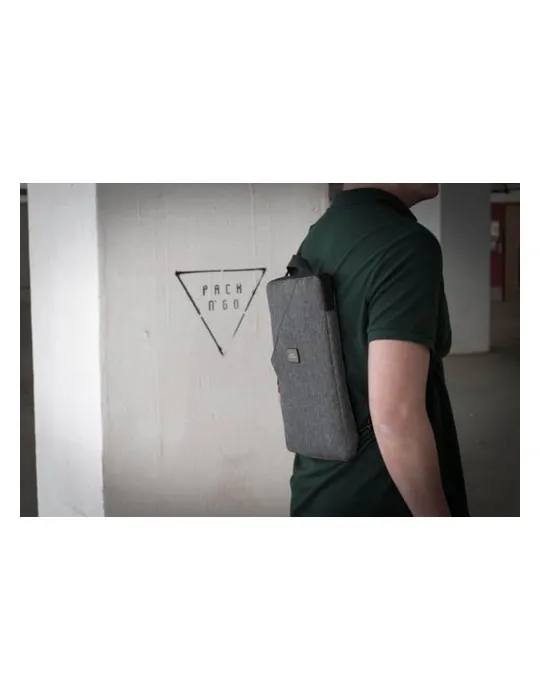 Sac pour ordinateur portable de 16'' personnalisé Brandcharger Spectre Go Matières : osier marquage laser ultra précis