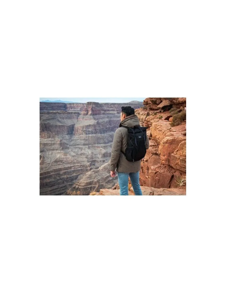 Sac à dos roll-top personnalisé Venturer de Brandcharger Matières : ABS Couleurs : naturel personnalisable avec votre logo