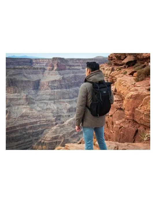 Sac à dos roll-top personnalisé Venturer de Brandcharger Matières : ABS Couleurs : naturel personnalisable avec votre logo