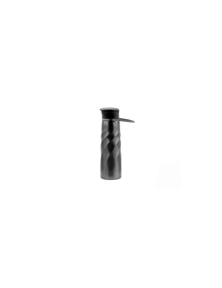 Gourde athlétique personnalisée Vortex Brandcharger Matières : cuir recyclé Couleurs : marron cadeau entreprise pas cher