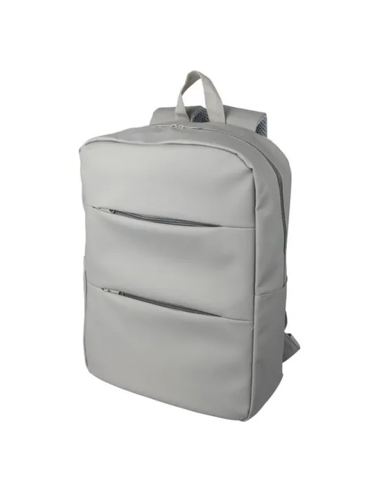 Sac à dos écologique porte-ordinateur 15'' en PU Felicia Matières : bambou personnalisable avec votre logo