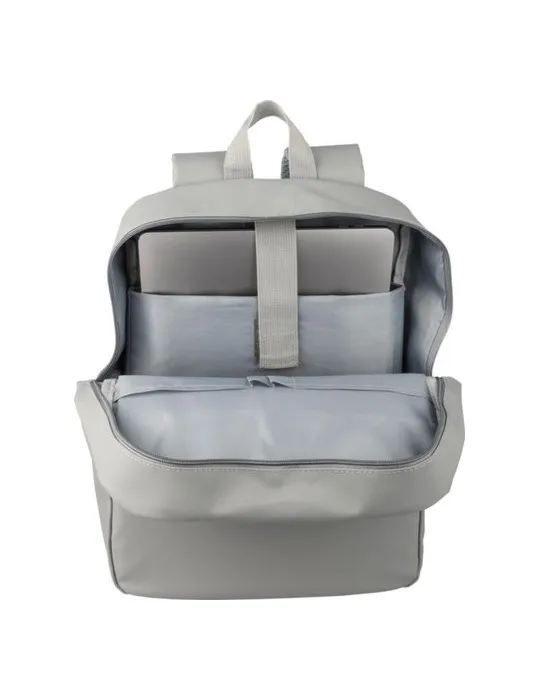 Sac à dos écologique porte-ordinateur 15'' en PU Felicia Matières : bambou objet promotionnel éco-responsable