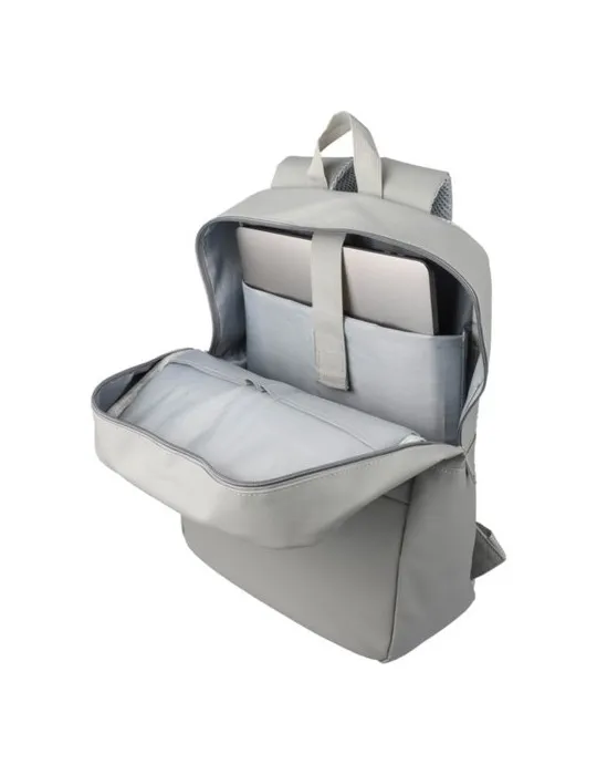 Sac à dos écologique porte-ordinateur 15'' en PU Felicia Matières : bambou personnalisation rapide en France