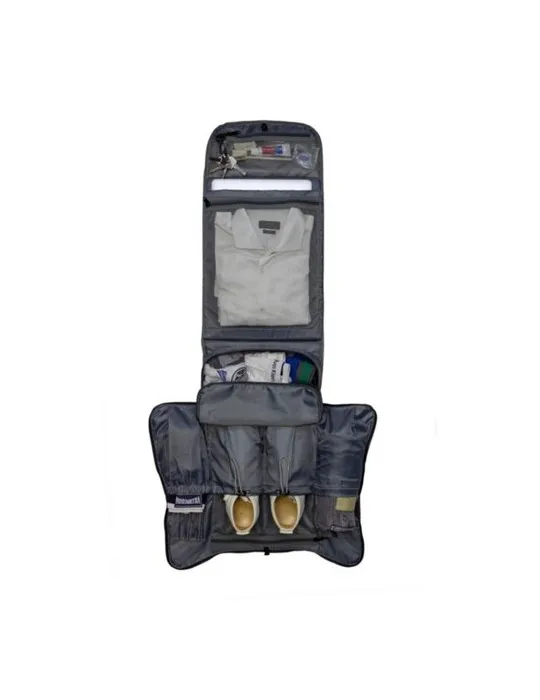 Sac à dos publicitaire écologique porte-ordinateur 15'' en PU Marco Polo Matières : PET recyclé Couleurs : transparent impressio