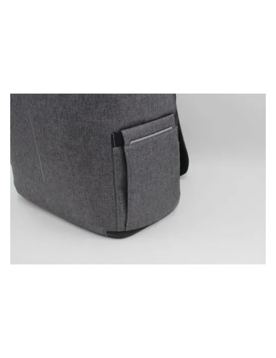 Sac à dos publicitaire écologique porte-ordinateur 15'' en PU Marco Polo Matières : PET recyclé Couleurs : transparent accessoir