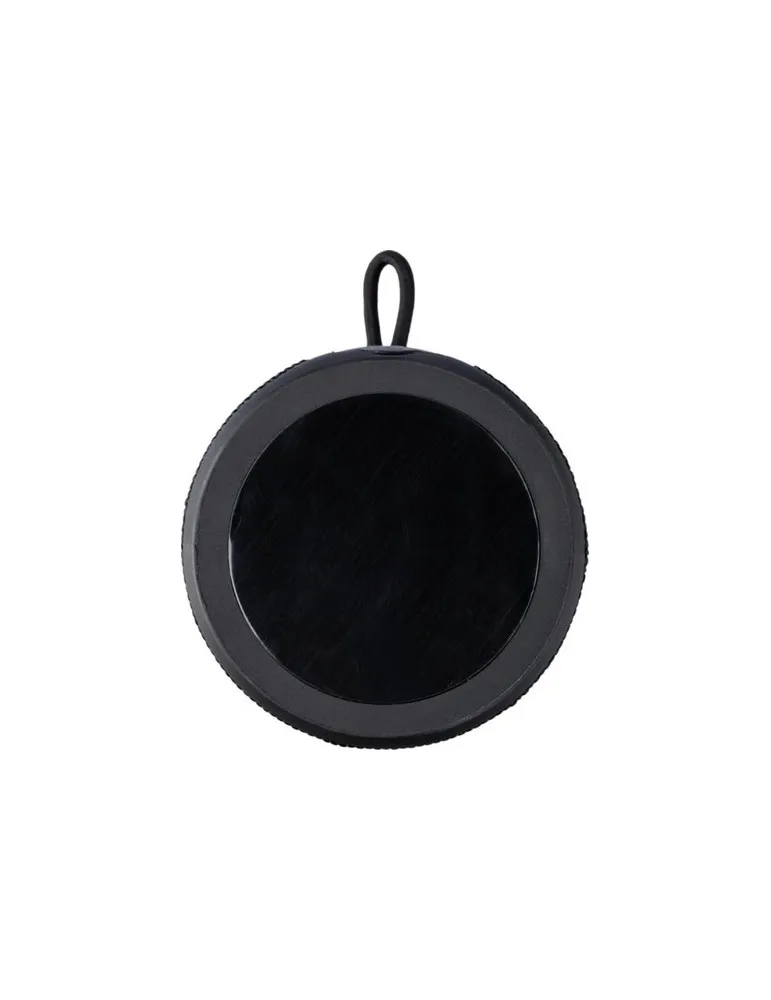 Enceinte sans fil écologique d'extérieur en ABS recyclé - Lloyd Matières : PET recyclé Couleurs : rouge marquage laser ultra pré