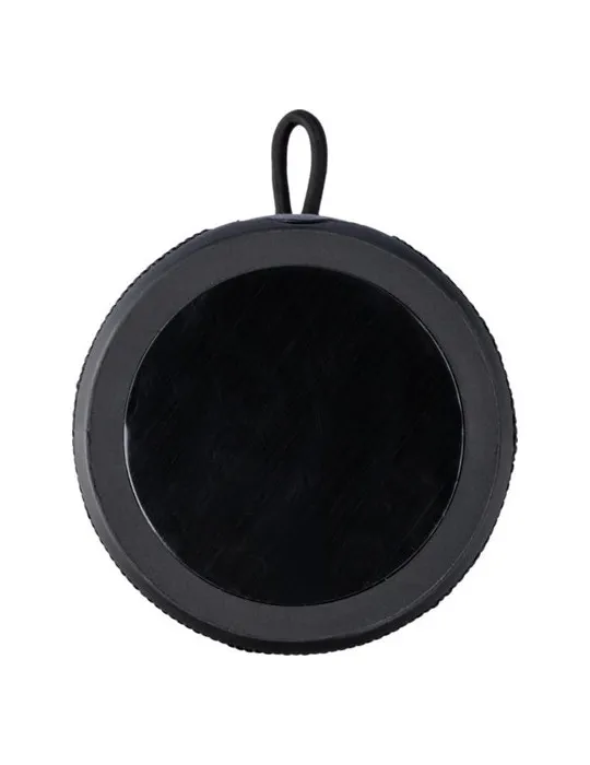 Enceinte sans fil écologique d'extérieur en ABS recyclé - Lloyd Matières : PET recyclé Couleurs : rouge marquage laser ultra pré