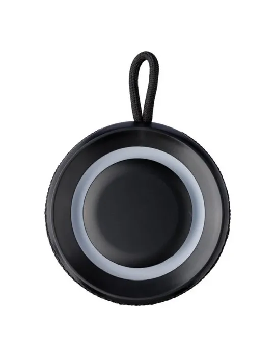 Enceinte sans fil écologique d'extérieur en ABS recyclé - Lloyd Matières : PET recyclé Couleurs : rouge personnalisation rapide 