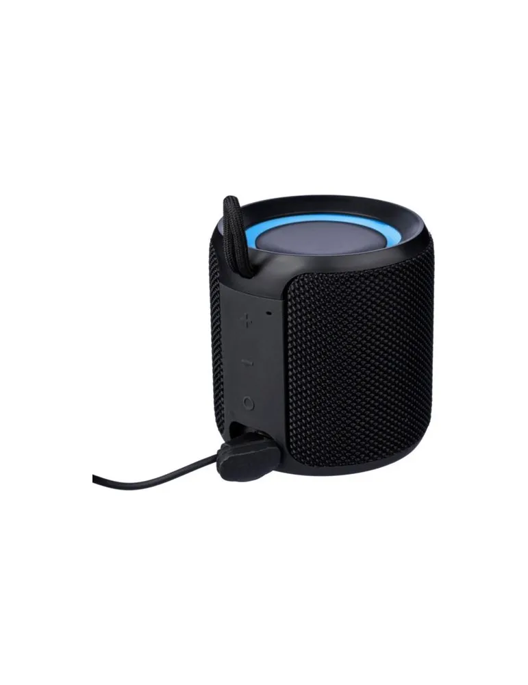 Enceinte sans fil écologique d'extérieur en ABS recyclé - Lloyd Matières : PET recyclé Couleurs : rouge accessoire événementiel 