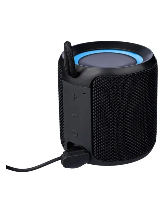 Enceinte sans fil écologique d'extérieur en ABS recyclé - Lloyd Matières : PET recyclé Couleurs : rouge accessoire événementiel 