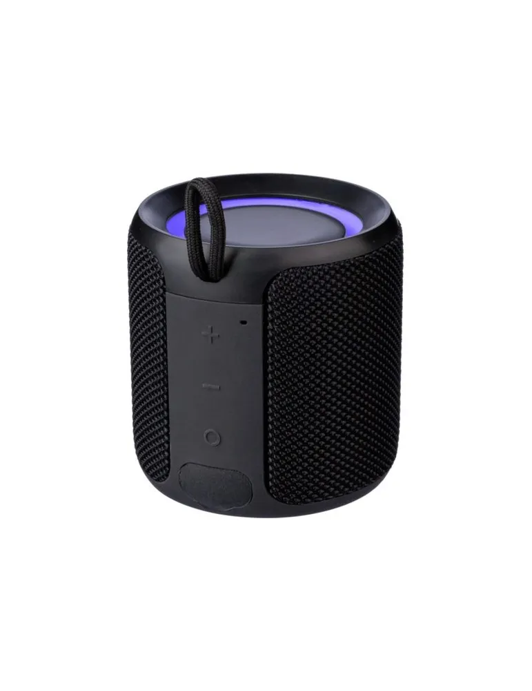 Enceinte sans fil écologique d'extérieur en ABS recyclé - Lloyd Matières : PET recyclé Couleurs : rouge goodies entreprise desig