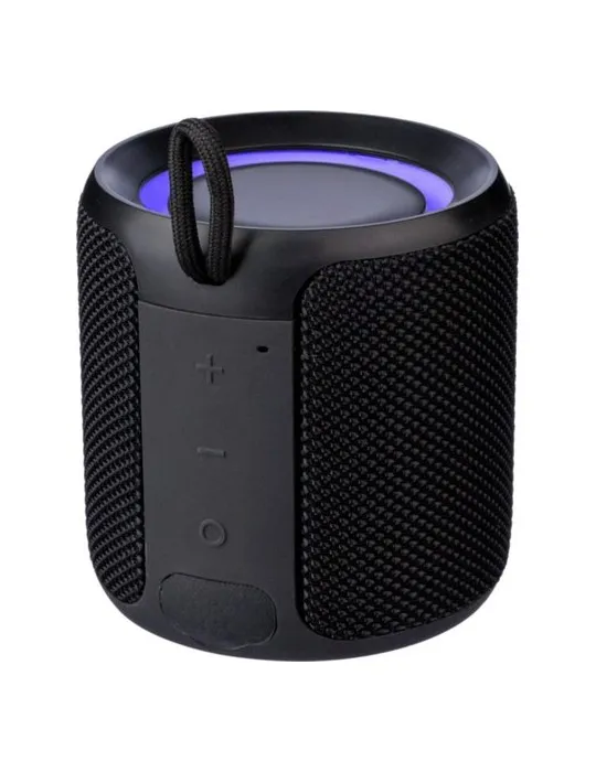 Enceinte sans fil écologique d'extérieur en ABS recyclé - Lloyd Matières : PET recyclé Couleurs : rouge goodies entreprise desig