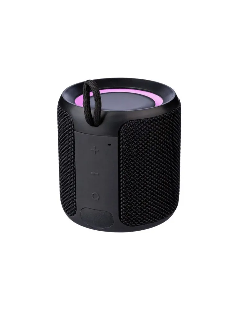 Enceinte sans fil écologique d'extérieur en ABS recyclé - Lloyd Matières : PET recyclé Couleurs : rouge cadeau client original