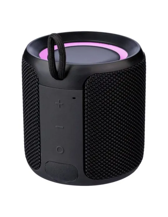 Enceinte sans fil écologique d'extérieur en ABS recyclé - Lloyd Matières : PET recyclé Couleurs : rouge cadeau client original