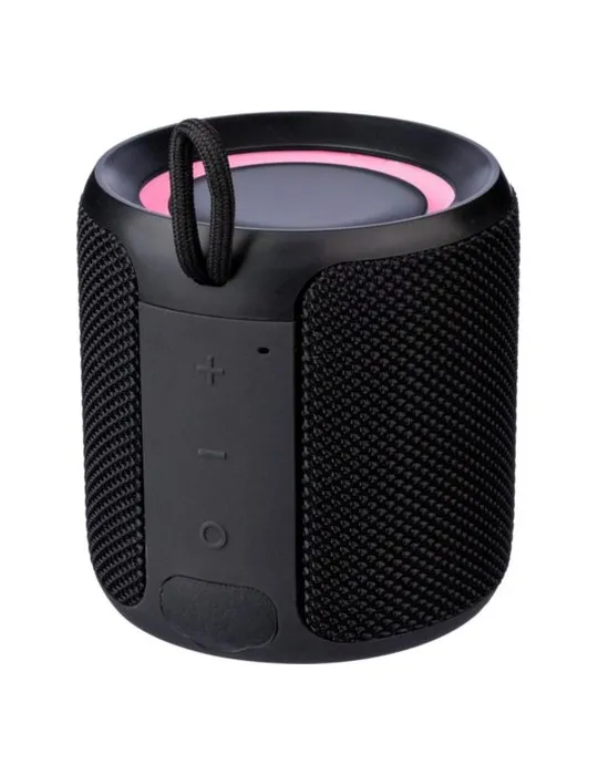 Enceinte sans fil écologique d'extérieur en ABS recyclé - Lloyd Matières : PET recyclé Couleurs : rouge objet publicitaire robus