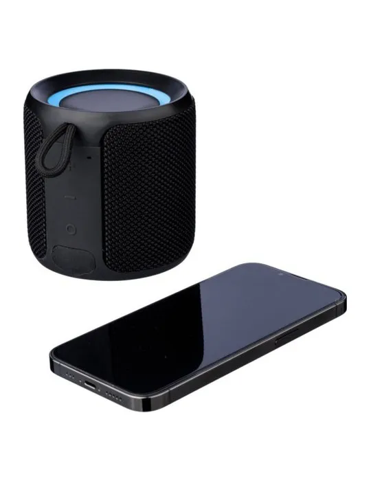 Enceinte sans fil écologique d'extérieur en ABS recyclé - Lloyd Matières : PET recyclé Couleurs : rouge goodies personnalisé en 