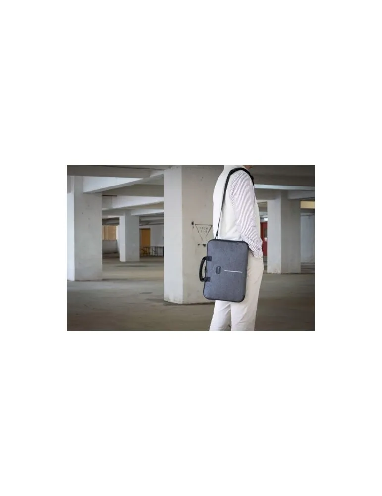 Sac à dos écologique pour ordinateur portable de 16'' - Brandcharger Spectre 2 Matières : bambou marquage laser ultra précis