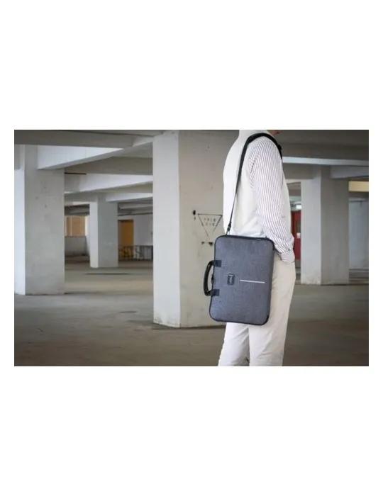 Sac à dos écologique pour ordinateur portable de 16'' - Brandcharger Spectre 2 Matières : bambou marquage laser ultra précis