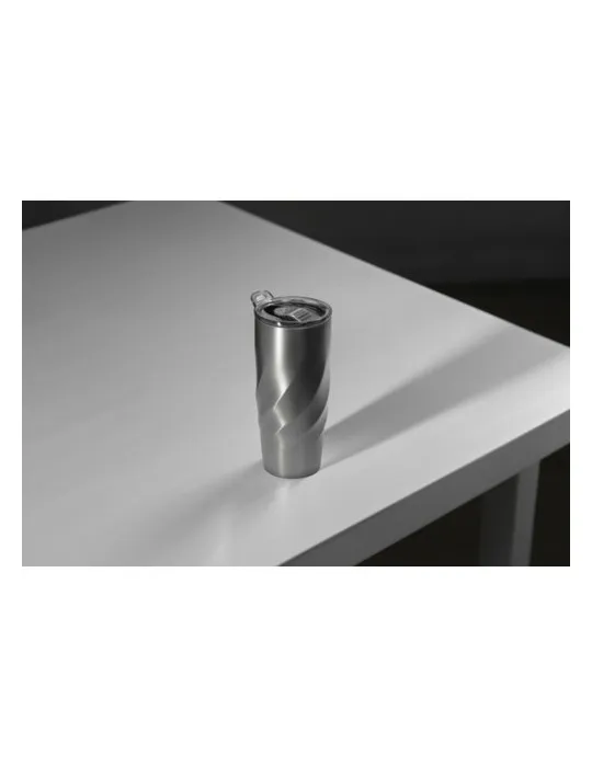 Mug nomade pliable écologique en acier inoxydable Calix XL Brandcharger Couleurs : rouge livraison express 24h 48h