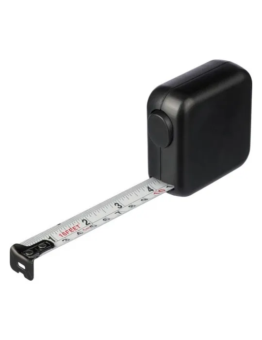 Mètre-ruban ABS écologique de 5 m - Donald Matières : acier inoxydable Couleurs : rose objet promotionnel éco-responsable