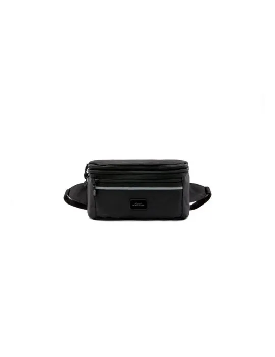 Sac convertible publicitaire Combo Brandcharger, 3 en 1 avec utilisation bureau et transport. Horloge de bureau écologique en ba