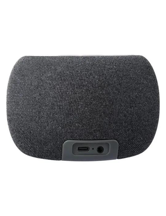 Enceinte sans fil écologique en bambou et ABS recyclé - Lyle Matières : paille Couleurs : noir Pointure : 36/38 goodies publicit