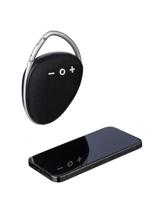 Enceinte sans fil d'extérieur écologique en ABS Madison Matières : métal Couleurs : argenté impression haute définition