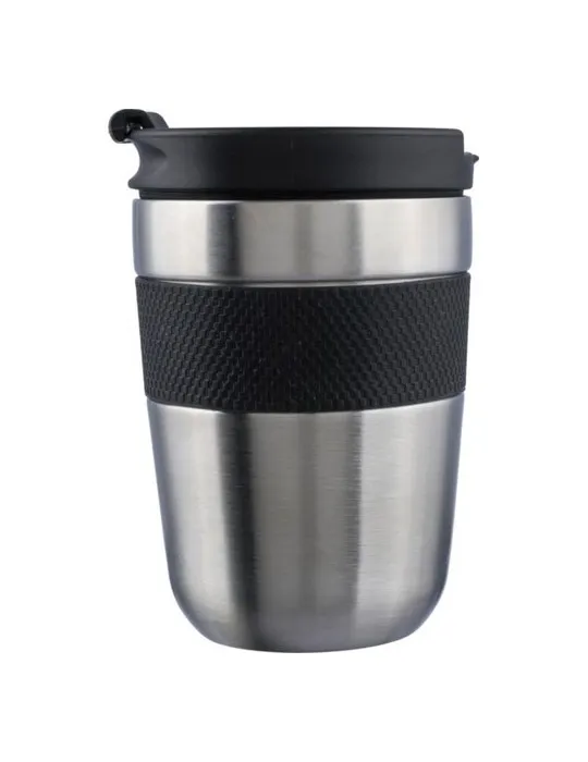 Mug isotherme écologique en acier inoxydable recyclé - Keith marquage laser ultra précis