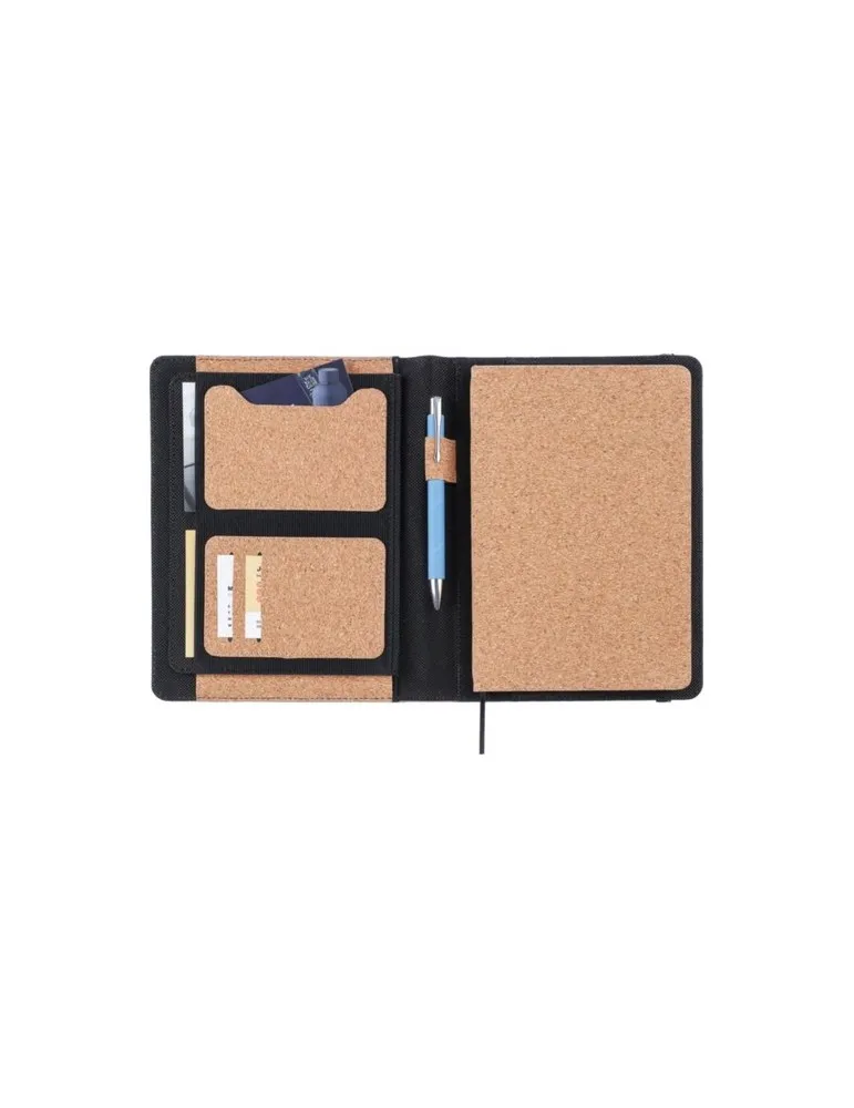 Conférencier publicitaire A5 en liège Franklin Matières : bambou Couleurs : blanc cadeau entreprise pas cher