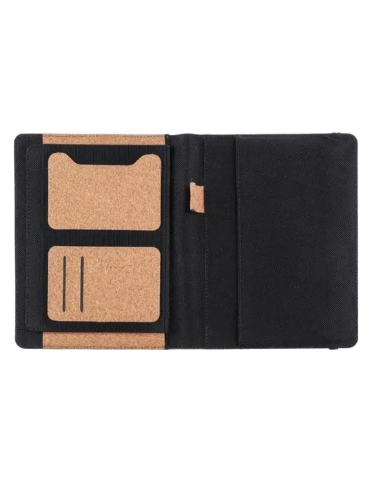 Conférencier publicitaire A5 en liège Franklin Matières : bambou Couleurs : blanc impression haute définition