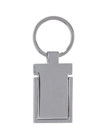 Porte-clés publicitaires en zinc - Colin Matières : acier inoxydable Couleurs : noir 2