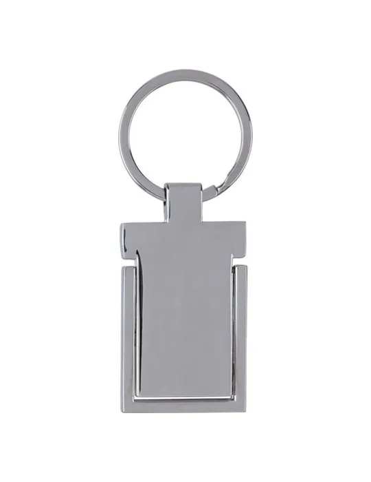 Porte-clés publicitaires en zinc - Colin Matières : acier inoxydable Couleurs : noir personnalisable avec votre logo