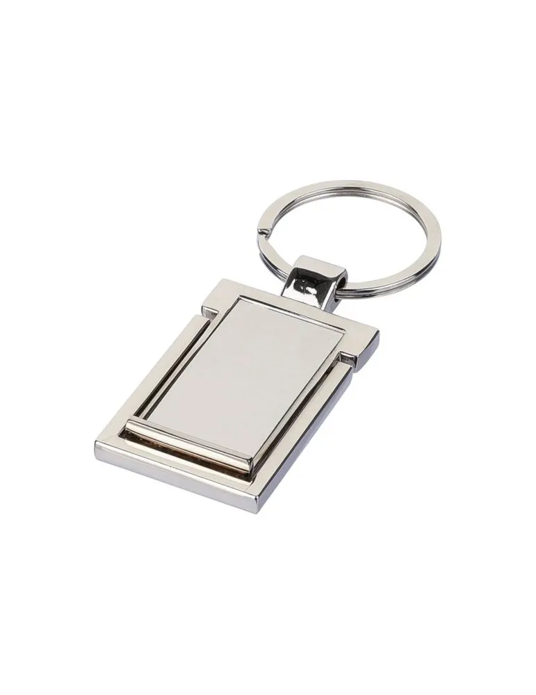 Porte-clés publicitaires en zinc - Colin Matières : acier inoxydable Couleurs : noir livraison express 24h 48h