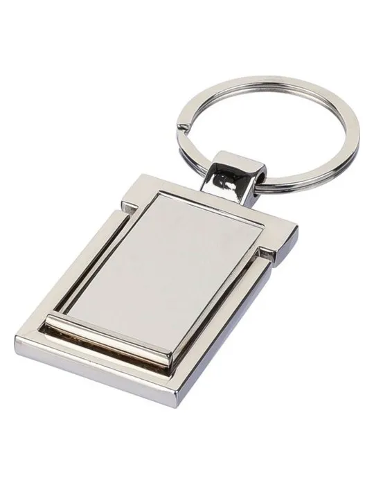Porte-clés publicitaires en zinc - Colin Matières : acier inoxydable Couleurs : noir livraison express 24h 48h